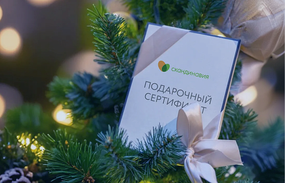 Сертификат в «Скандинавию» — подарок, который пригодится